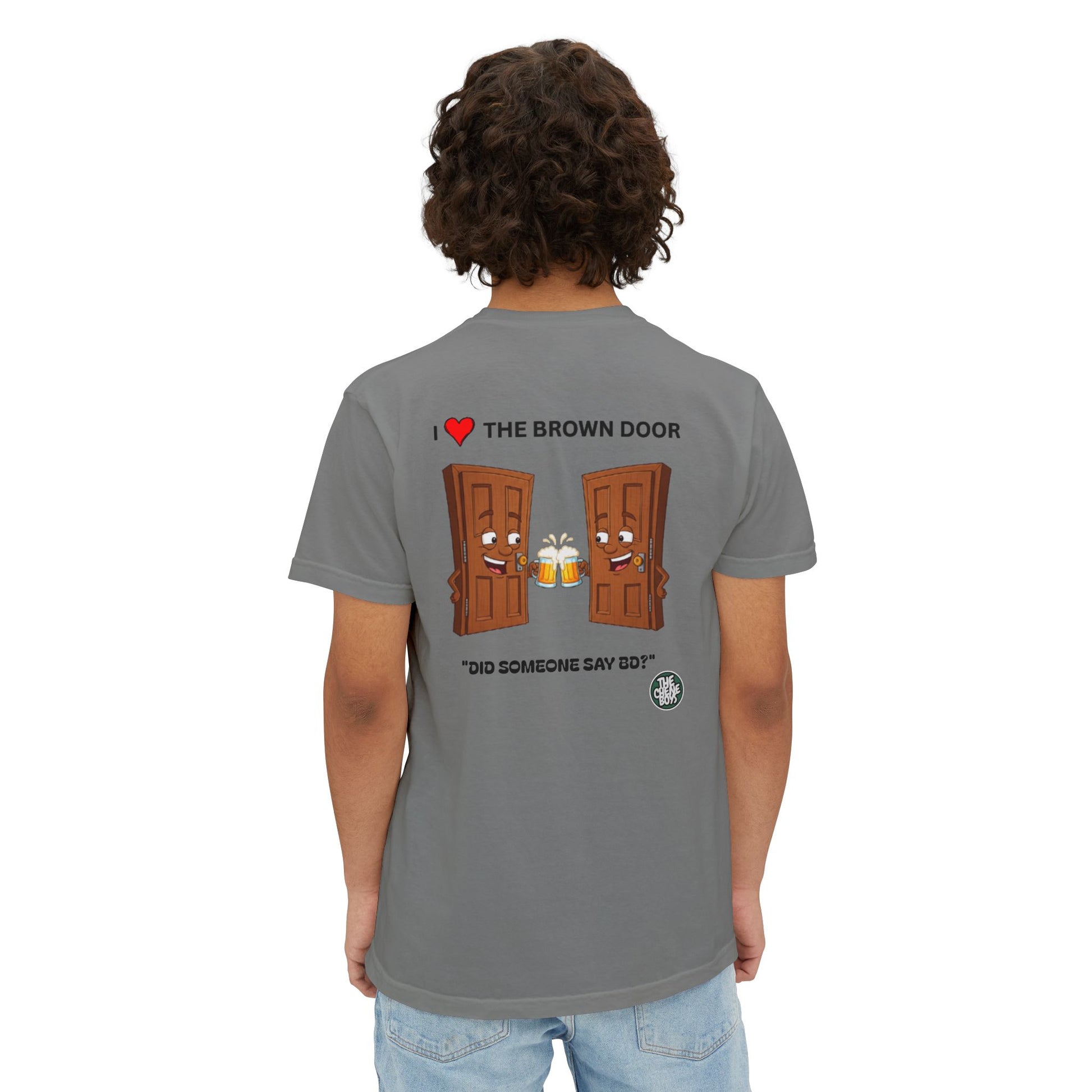 I HEART THE BROWN DOOR X CHENE BOYS SHIRTS - COMFORT COLOR POCKET TEES