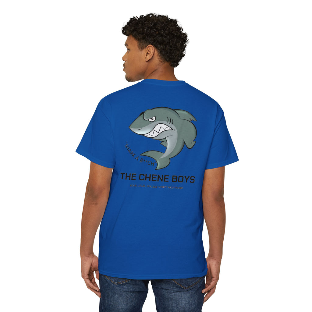 "SHARK A B**CH" TEE SHIRT - THE CHENE BOYS