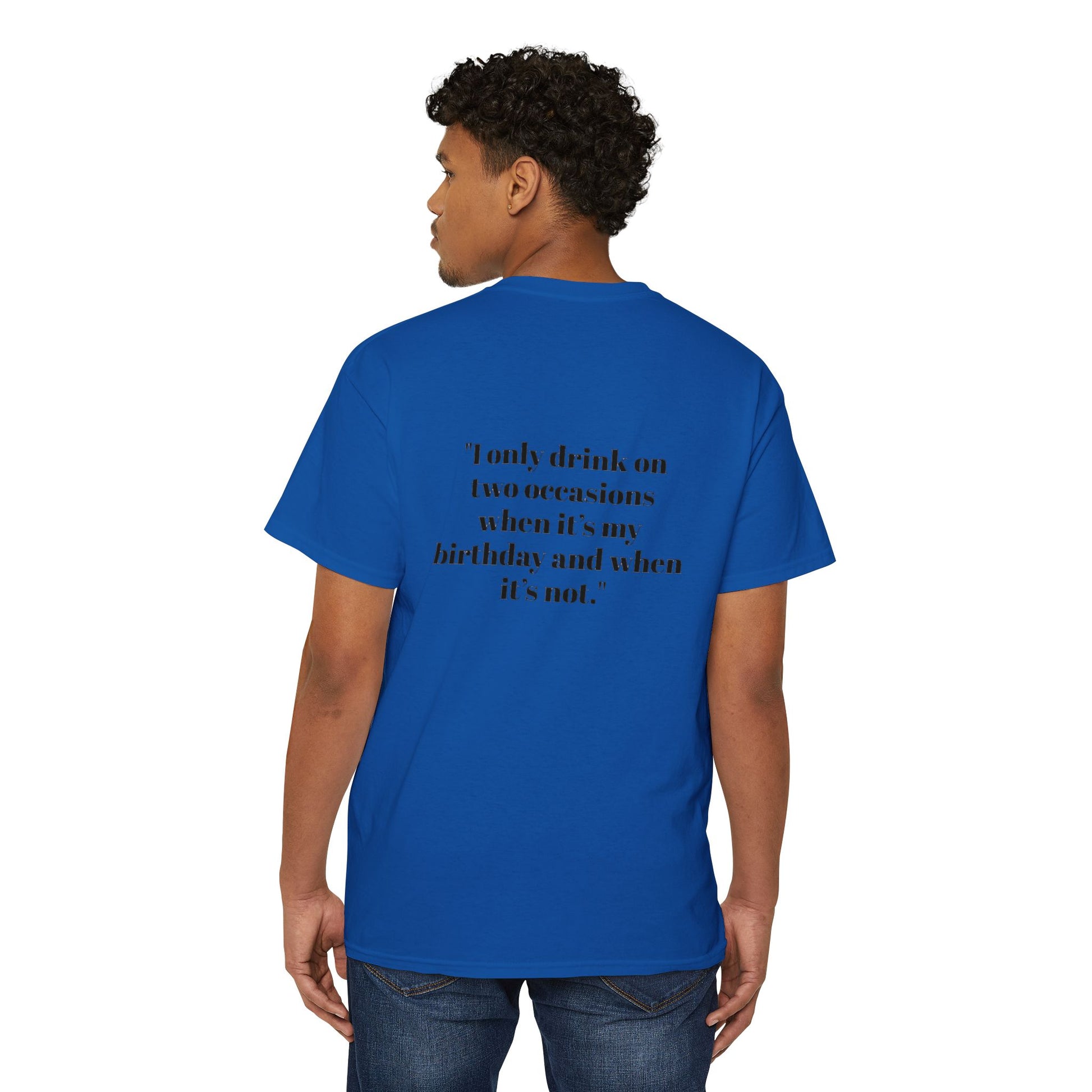 I ONLY DRINK ON TWO OCCASIONS - THE CHENE BOYS POCKET TEE
