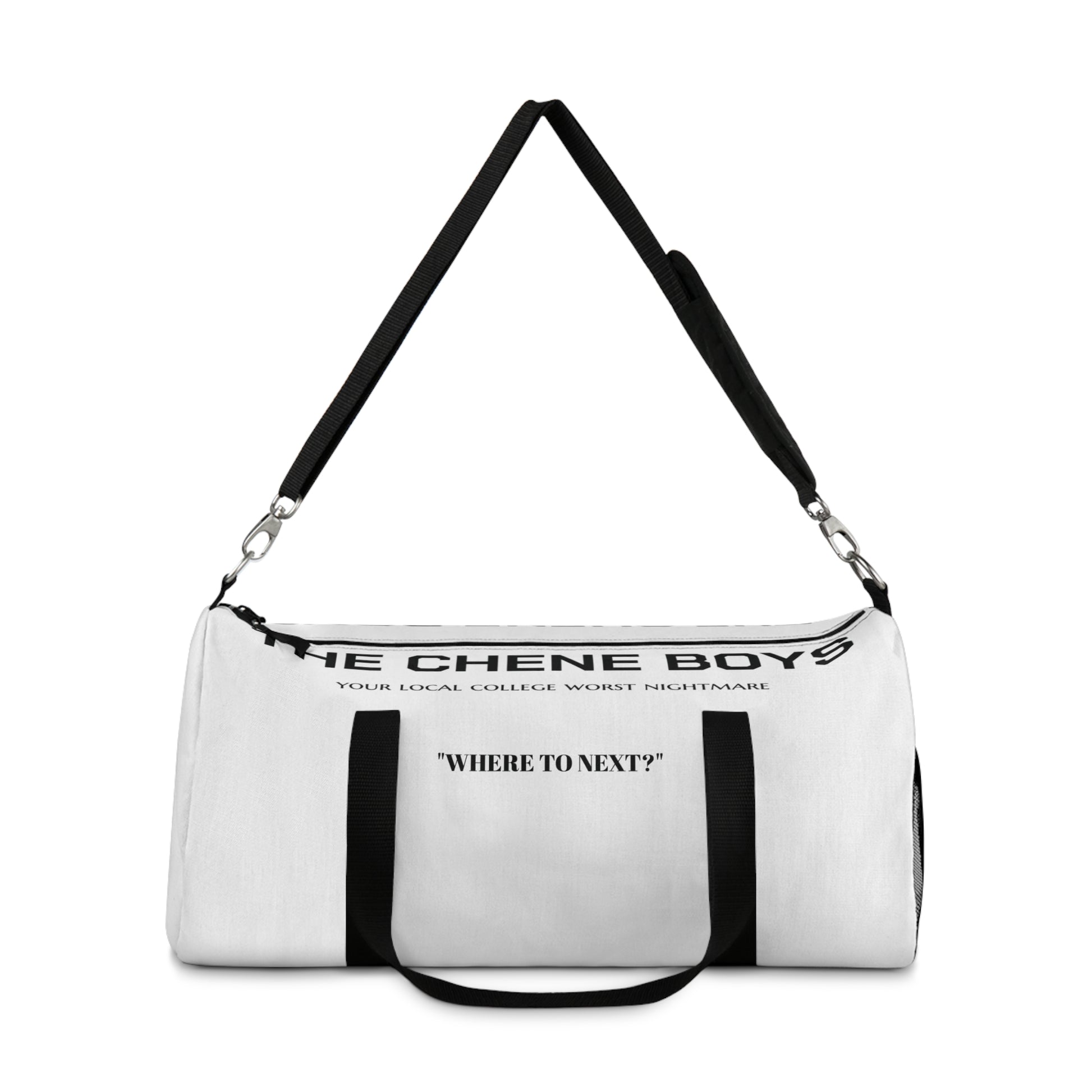 "WHERE TO NEXT" DUFFLE BAG - THE CHENE BOYS
