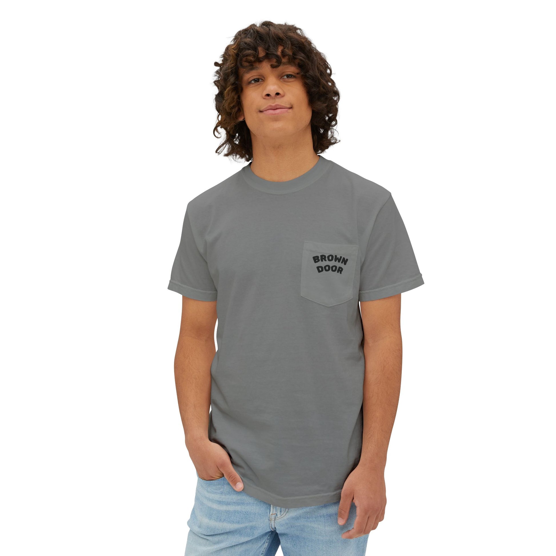 I HEART THE BROWN DOOR X CHENE BOYS SHIRTS - COMFORT COLOR POCKET TEES