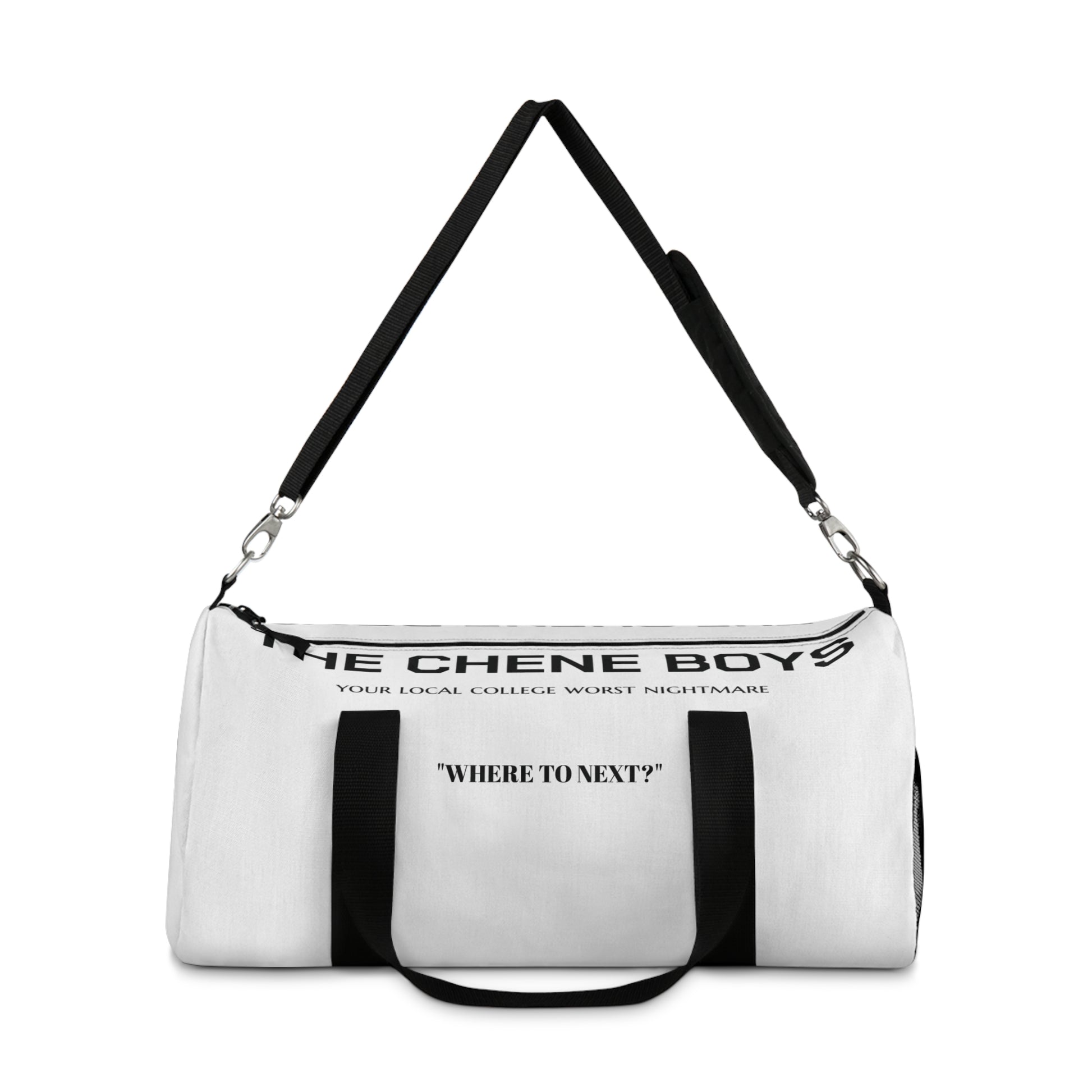 "WHERE TO NEXT" DUFFLE BAG - THE CHENE BOYS