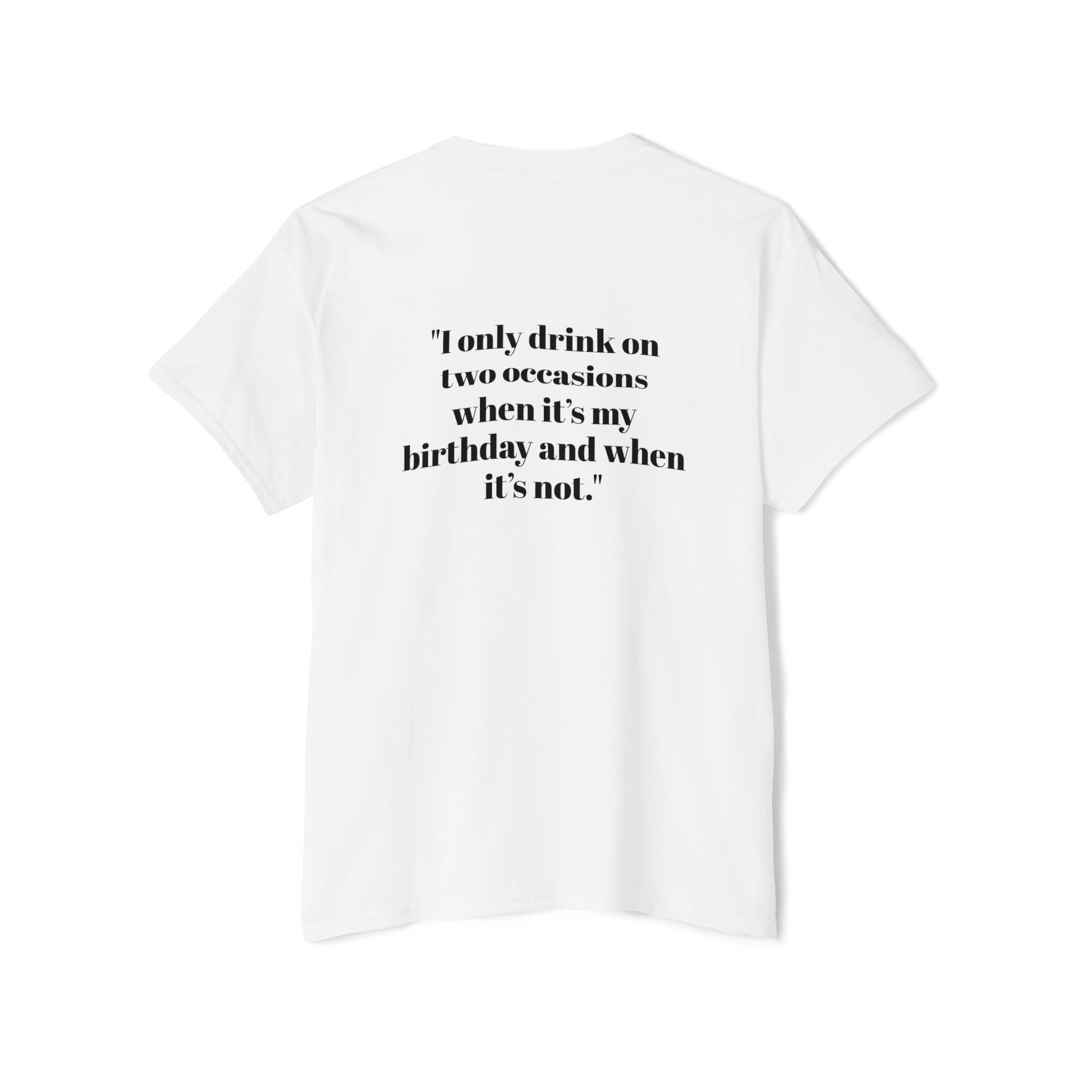I ONLY DRINK ON TWO OCCASIONS - THE CHENE BOYS POCKET TEE